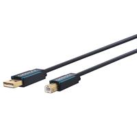 Clicktronic Câble USB 2.0 70096 Casual A/B 1,8 m gris