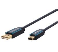 Clicktronic 70128 Casual Type B Câble Adaptateur Mini USB 2.0, 3m Longueur