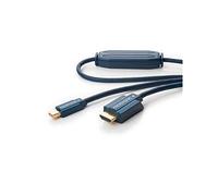 Clicktronic 70744 Casual Câble Adaptateur de Mini Display Port/HDMI, 3m Longueur