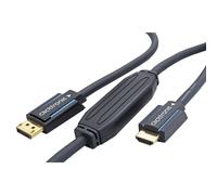 CLICK 44923 - Câble DisplayPort - HDMI, DP mâle > HDMI mâle 4K @ 60 Hz, 1 m