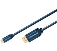 clicktronic câble adaptateur USB-C vers DisplayPort 1 m (boîte pliante de 1)