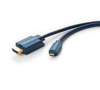 Clicktronic Casual Micro Câble adaptateur HDMI avec Ethernet - longueur : 3,00 m