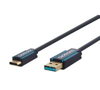 Clicktronic Casual USB-C Câble série 3.0, prise de câble USB type C vers prise USB de type A, 0.5m