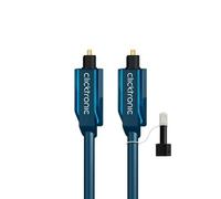 CLICKTRONIC CAVO OTTICO DIGITALE AUDIO TOSLINK/TOSLINK 0,5 M