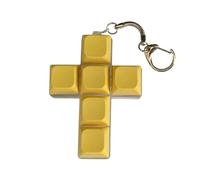 Clicky Cross Fidget Toy, Porte-clés Squishy Anti-Stress, Jouet Sensoriel pour la Détente et la Concentration, Accessoire de Bureau et Cadeau
