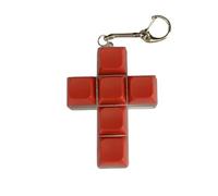 Clicky Cross Fidget Toy, Porte-clés Squishy Anti-Stress, Jouet Sensoriel pour la Détente et la Concentration, Accessoire de Bureau et Cadeau