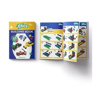 Clics CP017 Livre de Construction Multicolore Amusant éducatif pour garçons et Filles à partir de 3 Ans