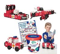 Clics – Blocs de construction Fire Edition – 127 pièces, dès 3 ans, Montessori STEM