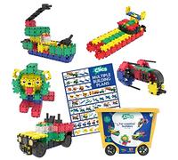 Clics Jeu de Construction, Rollerbox 20 en 1, 463 clics, 97 Accessoires at Autocollants, Jouets Enfants STEM pour des Heures de Plaisir, Jeux educatif 4 Ans jusqu'à 12 Ans