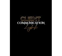Client Interaction Record and Follow-Up Log: Bold Modern Hardcover | 8.25" x 11" Professional Logbook | Black Textured Design | Track Client Calls, Meetings, Follow-Ups & Notes