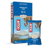 CLIF BAR | Barre Énergétique - Barre de Protéine | Chocolate Chip | Protéines Végétales | 12 x 68 g