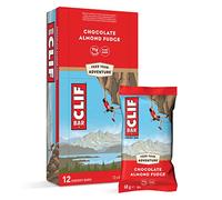 Clif Bar Barres Chocolat Fudge et Amande 68 g - Boite de 12 (816 g au total)