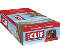CLIF BAR | Barre Énergétique, Barre de Protéine | Chocolate Almond Fudge | Barre Protéinée Végétale pour la Course à Pied, l'Entraînement au Marathon, le Cyclisme et les Sports d'Endurance | 12 x 68 g