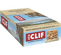 Clif – Barres protéinées Chocolat blanc et macadamia – 12 x 68 g