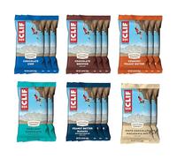 CLIF BAR - Barres énergétiques - Paquet varié - Fabriqué avec de l'avoine biologique - 9 à 11 g de protéines - Sans OGM - Végétal - 68 g (16 unités)