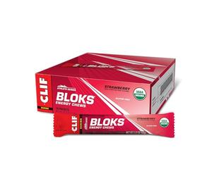 Clif Bar Blok Fraise Boite de 18, 1080 g