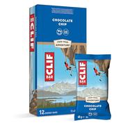Clif Barre énergétique protéinée végétale Pépites de chocolat – 12 x 68 g
