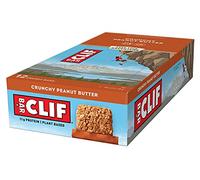 CLIF BAR Crunchy Peanut Butter Barre Énergétique Végétale, 12 x 68 g