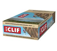 Clif Bar Lot de 12 barres énergétiques Chocolat blanc macadamia 68 g