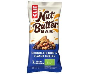 CLIF Bar® Nutbutter - Barre aux Pépites de chocolat et beurre cacahuète 50 g