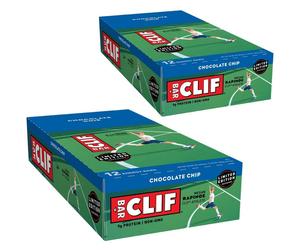 Clif Bar Original T- Choc Chips Crunch - Lot 2 de 12 (24 Barres)