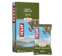 CLIF BAR Peanut Muesli Mix Barre Énergétique Végétale, 12 x 68 g
