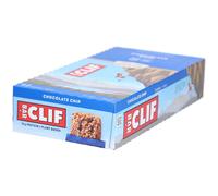 Clif Barre énergétique protéinée végétale Pépites de chocolat – 12 x 68 g