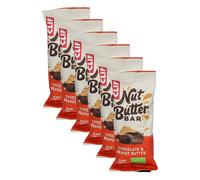 CLIF® Bio Nut Butter Barre Chocolat-Cacahuètes 6x50 g