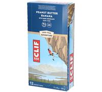 CLIF Energy Bar Beurre de cacahuètes Banane Chocolat noir 12x68 g