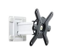 CLIFF 200TW90 - Kit de montage (bras articulé) - pour TV LCD - acier - noir, gris clair - Taille d'écran : 19"-32" - montable sur mur