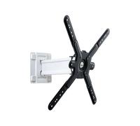 CLIFF 400TW90 - Kit de montage (support de fixation, support mural basculant/pivotant) - pour Ecran LCD - acier - noir époxy, argent époxy - Taille