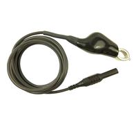 Cliff CIH22105 Cordon de mesure mâle 4 mm pinces crocodile 2.00 m noir 1 pc(s)