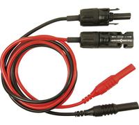 Cliff CIH7250 Set de cordons de mesure MC mâle, MC femelle mâle 4 mm 1.00 m rouge, noir 1 pc(s)