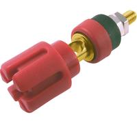 Cliff CL159721A Fiche femelle de laboratoire Ø de la broche: 4 mm rouge