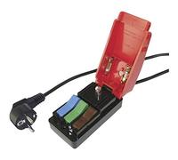 Cliff Adaptateur de mesure CL1860 – prise mâle coudée, contact de protection, connexion rapide
