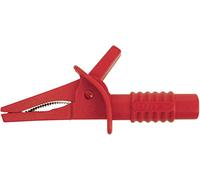 Cliff CRC/01 Pince crocodile de sécurité enfichable 4 mm CAT II 1000 V, CAT III 600 V rouge