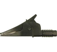Cliff Croc Clip Pince crocodile de sécurité enfichable 4 mm CAT III 1000 V noir
