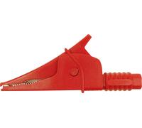 Cliff Croc Clip Pince crocodile de sécurité enfichable 4 mm CAT III 1000 V rouge