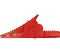 Cliff Croc Clip Pince crocodile de sécurité enfichable 4 mm CAT III 1000 V rouge