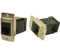 Cliff Fiche mâle de traversée en métal à angle droit CP30752M3 Adaptateur/prolongateur encastrable nickel, noir 1 pc(s)