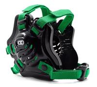 Cliff Keen - F5 Tornado - Casque de Lutte - Noir/Noir/Vert Kelly