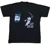 Cliff Richard 30Th Anniversary World Tour Mens T Shirt 1988 Black Manches Courtes(Large)