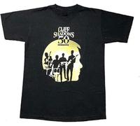 Cliff Richard and The Shadows 50Th Anniversary Tour Men T Shirt Black