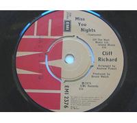 Cliff Richard - Cliff Richard Miss You Nights/Love Enough 7" EMI EMI2376 EX 1975 there is handwritten number on side one label