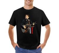 Cliff-Richard-T-Shirt-Vintage-Plus-Size-Tops-Tops-Slim-fit-t-Shirts-for-Men Black Black Manches Courtes(Medium)