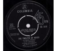 Cliff Richard - TWELFTH OF NEVER 7" (45) UK COLUMBIA 1964 B/W I'M AFRAID TO GO HOME (DB7372)