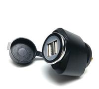 Cliff-Top Adaptateur USB pour Prise DIN de Moto 3,3A - Adaptateur DIN vers USB Compatible BMW Triumph Tiger avec Connecteur Hella