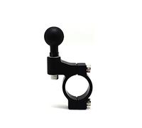 Cliff Top Base de montage pour guidon de moto de 28 mm et 31,75 mm avec boule de 2,5 cm (noir)