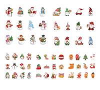 CliffofLove Lot de 12 kits d'art de Noël en acrylique à suspendre pour sapin de Noël