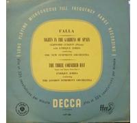 CLIFFORD CURZON - FALLA-NIGHTS IN THE GARDENS OF SPAIN/THREE CORNERED HAT LP (VINYL ALBUM) UK DECCA
